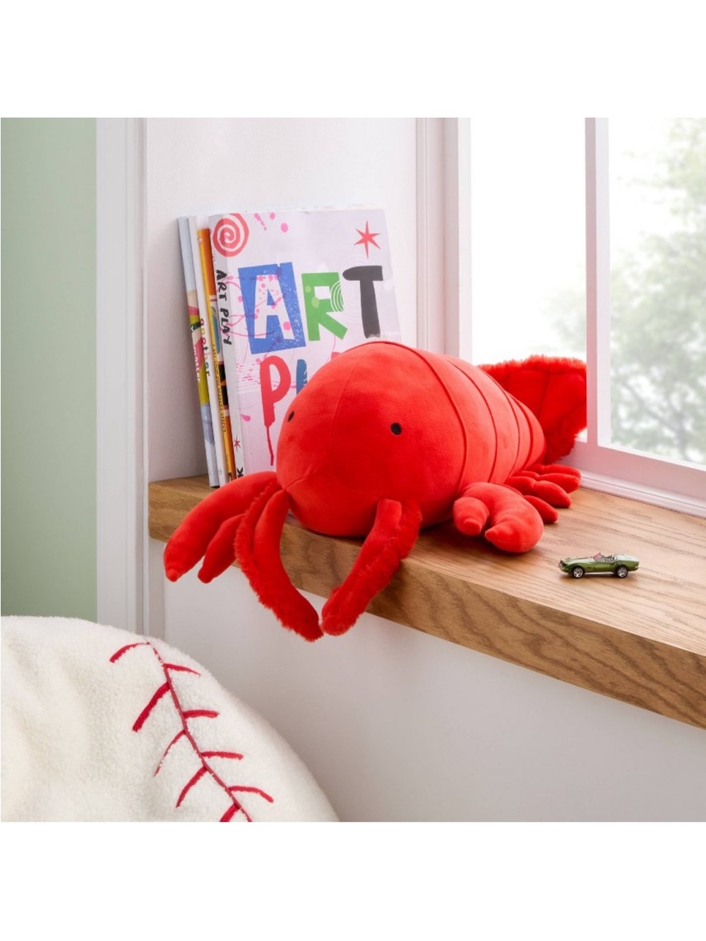 Lobster Weighted Plush Kids' Throw Pillow
Red - Pillowfort™
